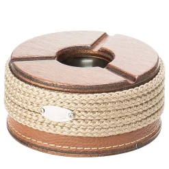 Large Beige Wooden Ashtray