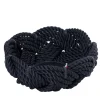 Large Black Round Rope Basket