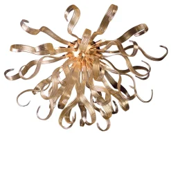 Large Gold Ducale Ceiling Light
