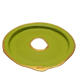 Large Green Round Try Vide Poches By Gaetano Pesce