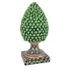 Large Green Sicilian Pine Cone Sculpture