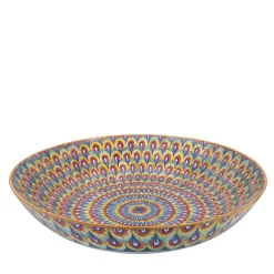 Large Pavone Rosso Salad Bowl