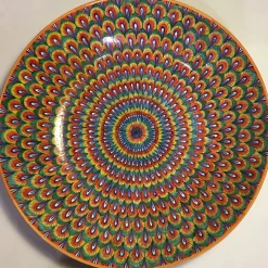 Large Pavone Rosso Salad Bowl
