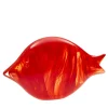 Large Red Murano Glass Stylized Fish