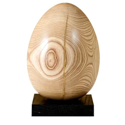 Large Uovo limited edition wood decorative object #14