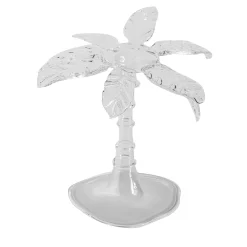 Las Palmas Transparent Blown Glass Dessert Stand