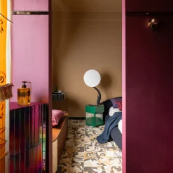 Last Call Gloss Green Hexagonal Nightstand