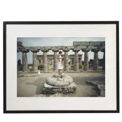 Laura Hawk In Paestum Small Framed Print