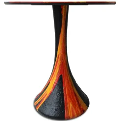 Lava Resin Sculptural Side Table