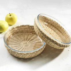 Lavanda Wicker Cake Pan Basket
