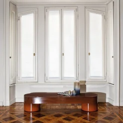 Lazy-O Brown Bench by Dainelli Studio