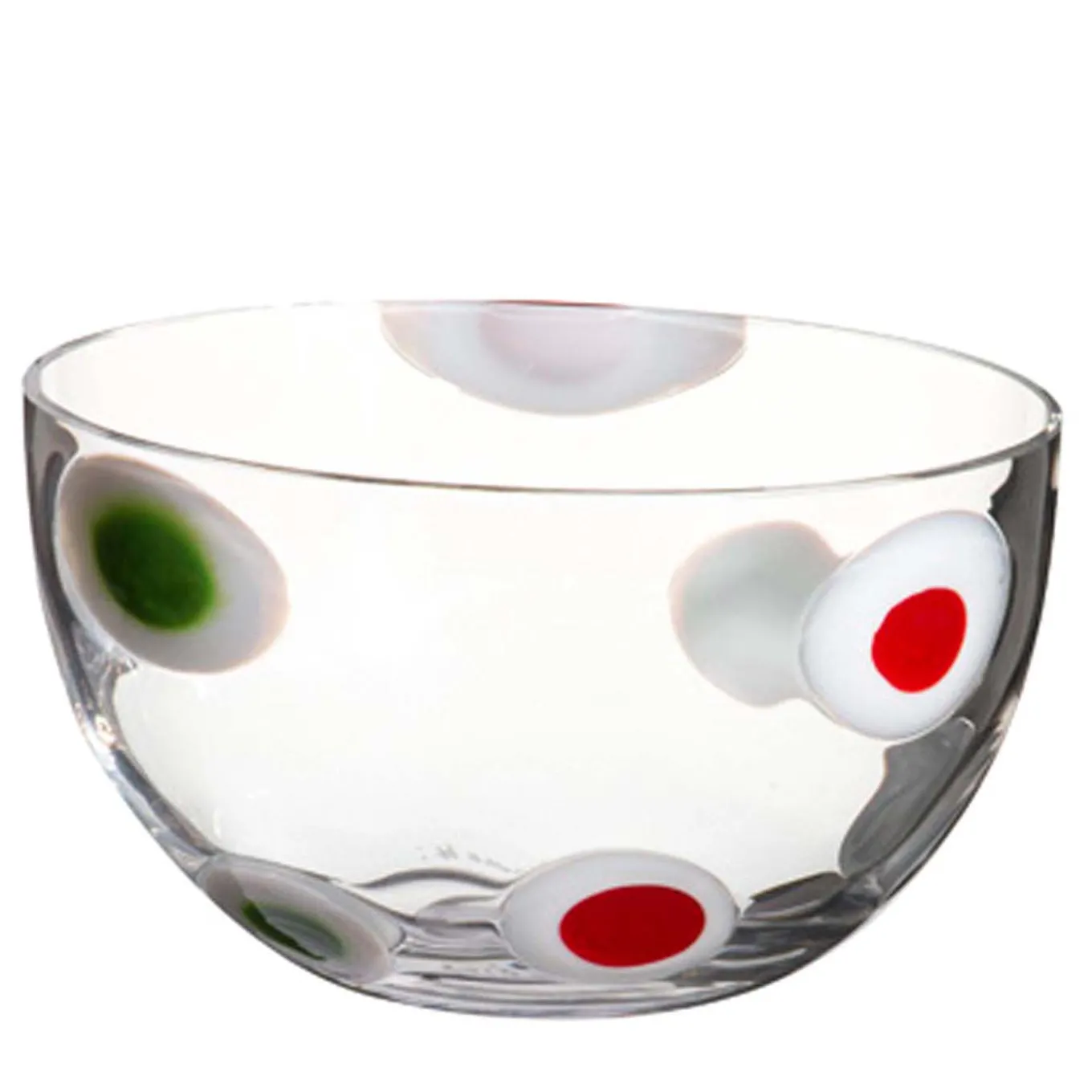 Le Diverse Oval-Based Dotted Bowl by Carlo Moretti