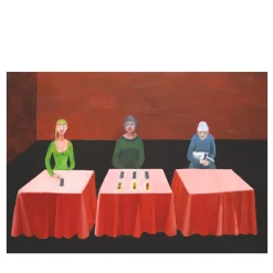 Le Parche - Tempera Painting on Paper