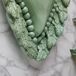 LE TEMPS DE L'AMOUR TEAL CERAMIC HEART