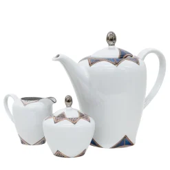 Le Volte Celesti Porcelain Tea Set with architectures
