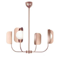 Leaf 4 Lights Chandelier by Matteo Zorzenoni