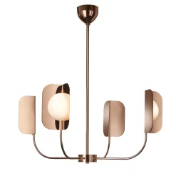 Leaf 4 Lights Chandelier by Matteo Zorzenoni