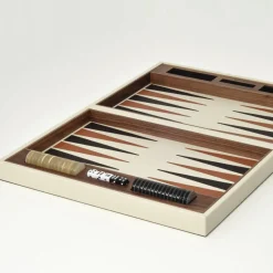 Leather Backgammon Set