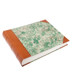 Leather Green Landscape Photo Album