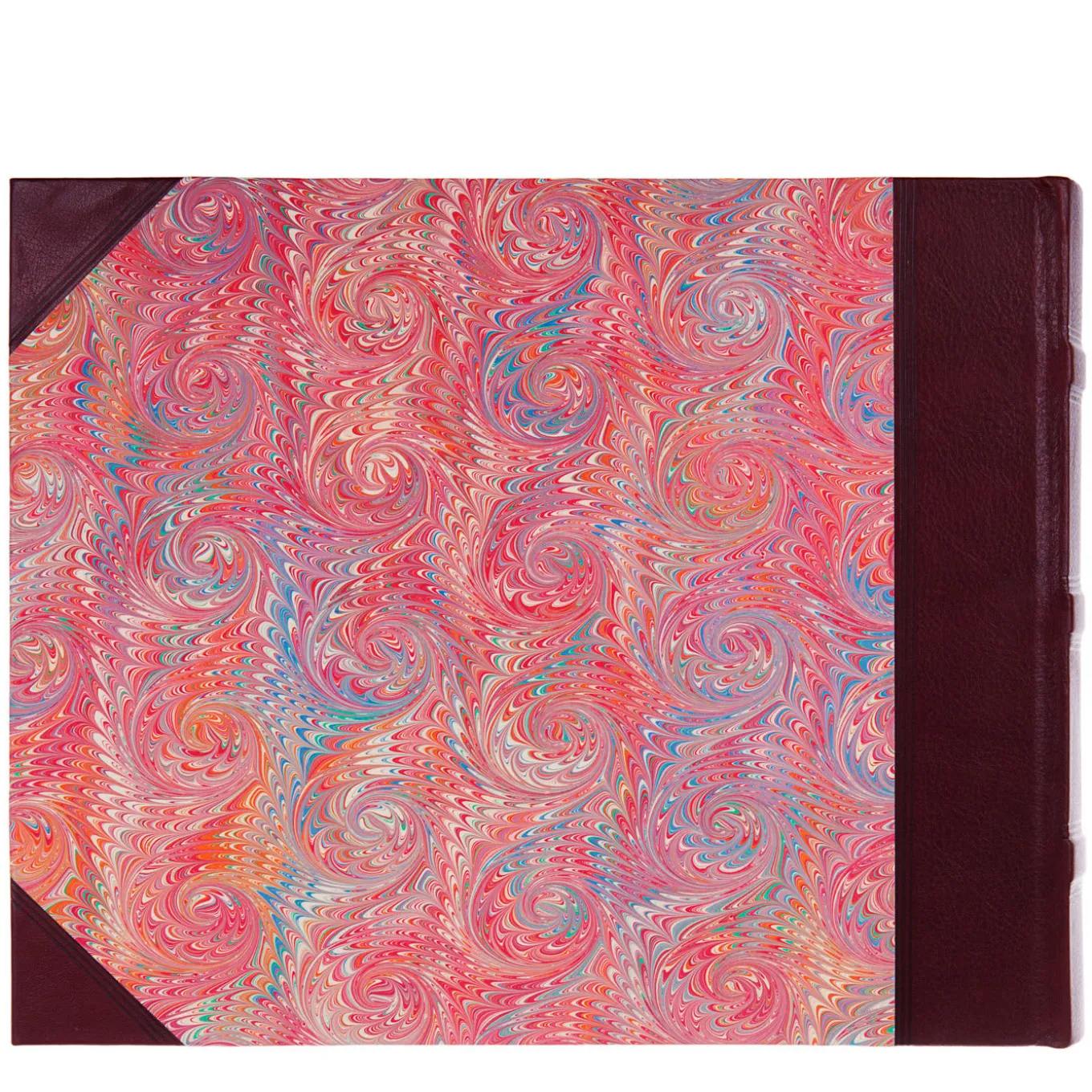 Leather Red Landscape Photo Album