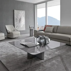 Leather Swivel chair by Castello Lagravinese Studio #1