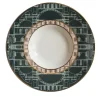 Lebanon Porcelain Soup Plate with architecture decoration #1