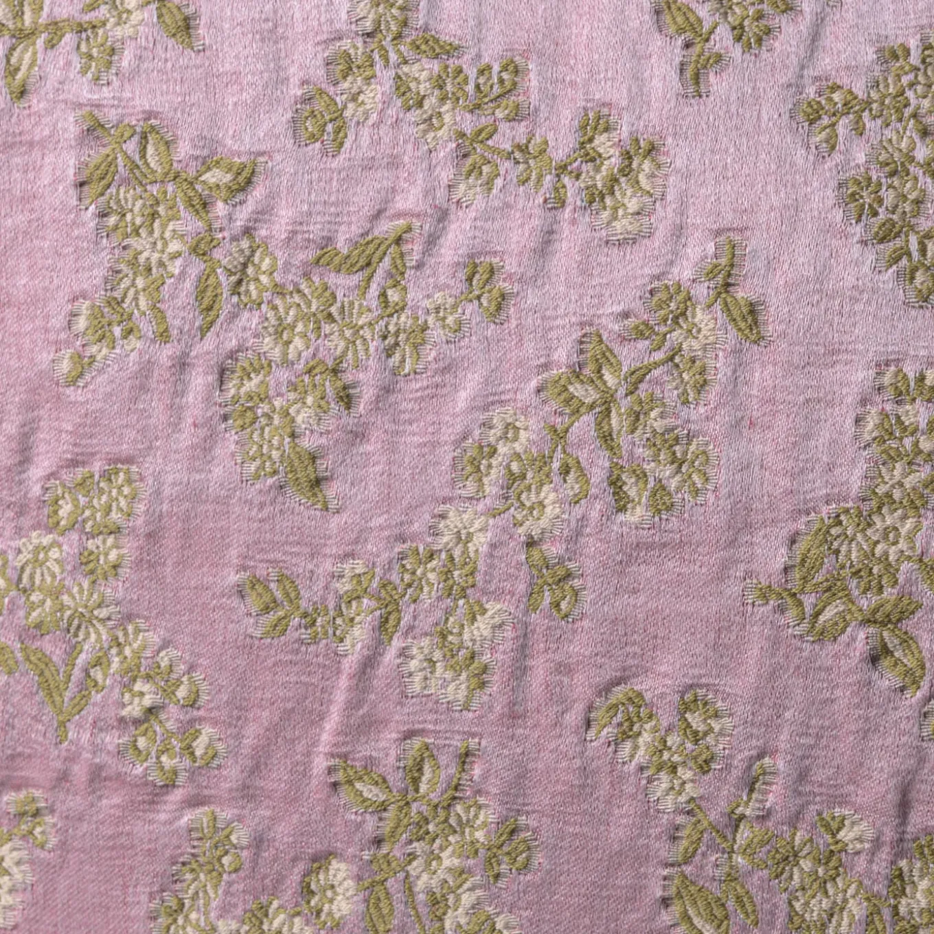 Ledbetter Rectangular Floral Pink & Golden Cushion