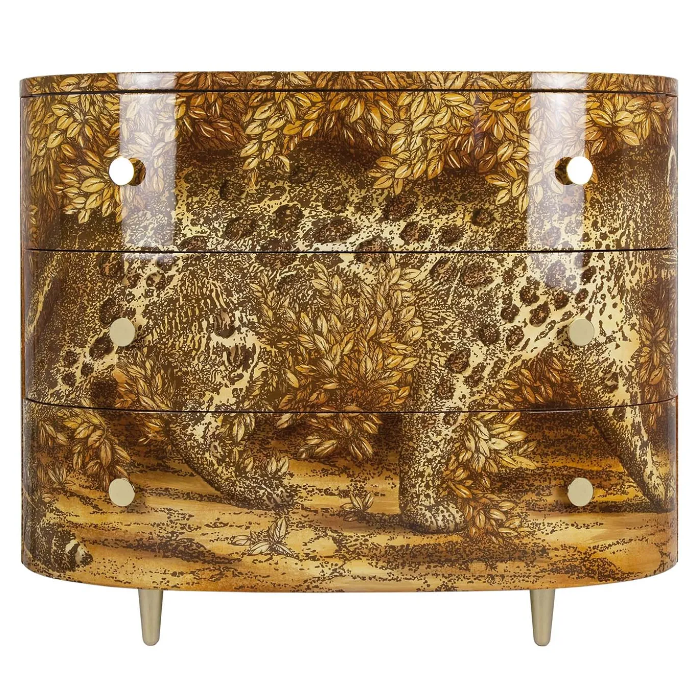 Leopardo Curved Chest of Drawers