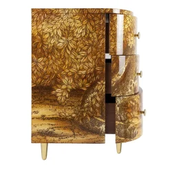 Leopardo Curved Chest of Drawers
