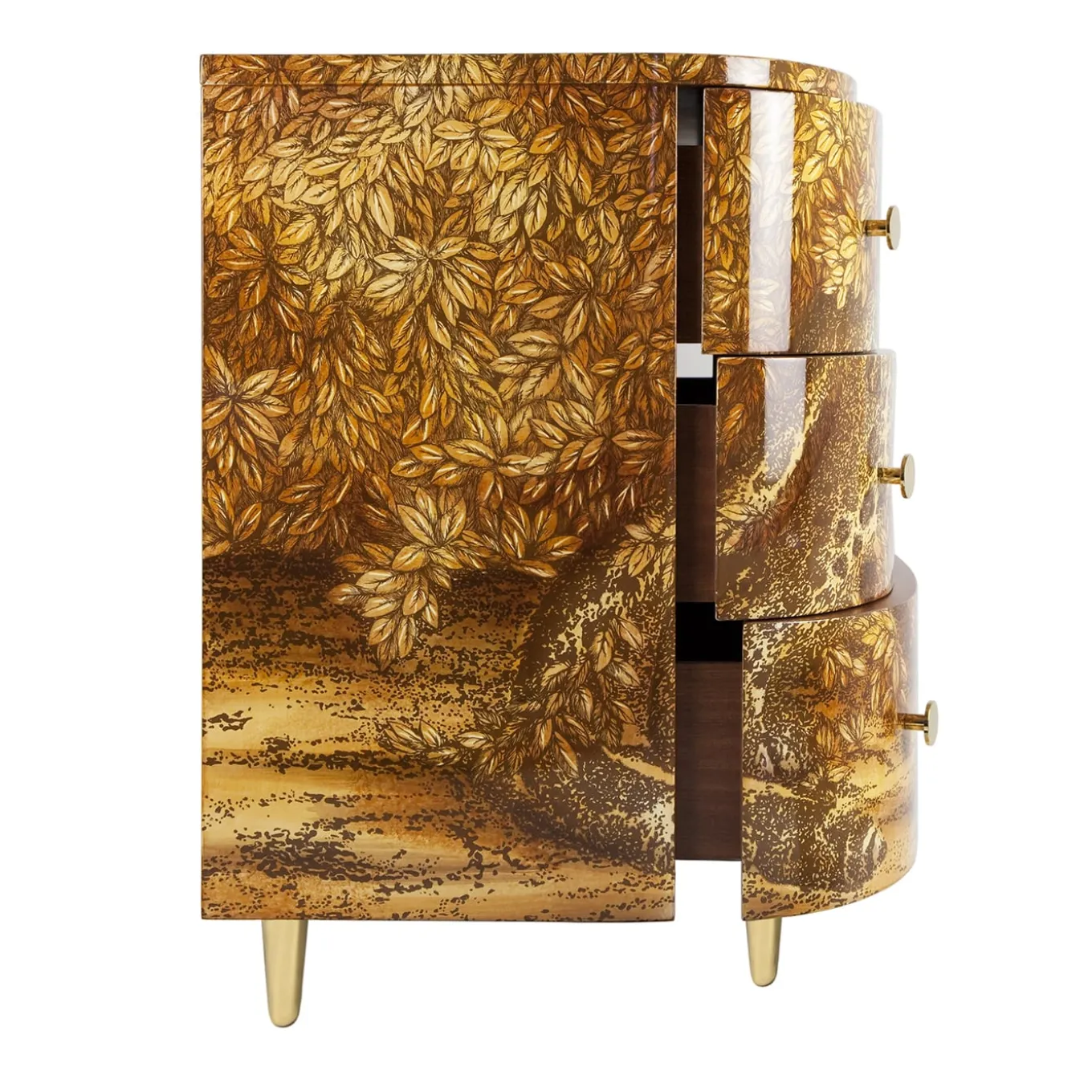 Leopardo Curved Chest of Drawers
