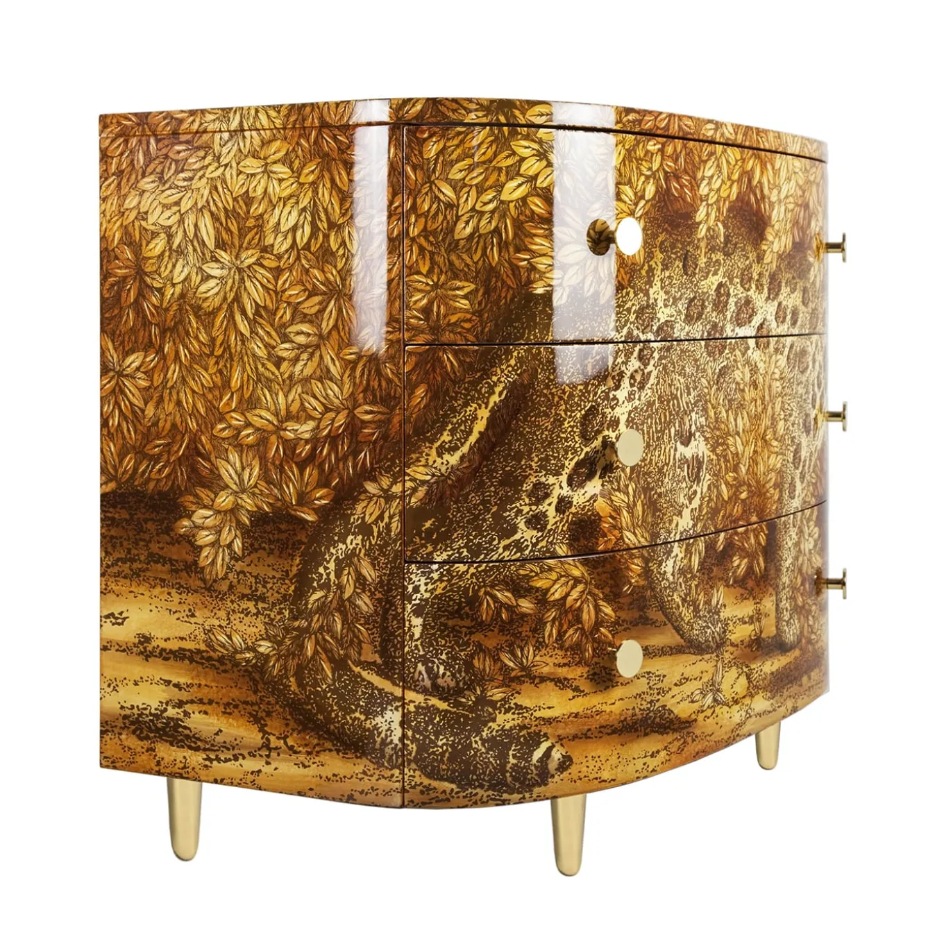 Leopardo Curved Chest of Drawers
