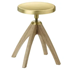 Leporello Junior Stool with Light Oak Legs by Paolo Rizzatto