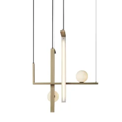 Less 3 Brass Pendant Lamp