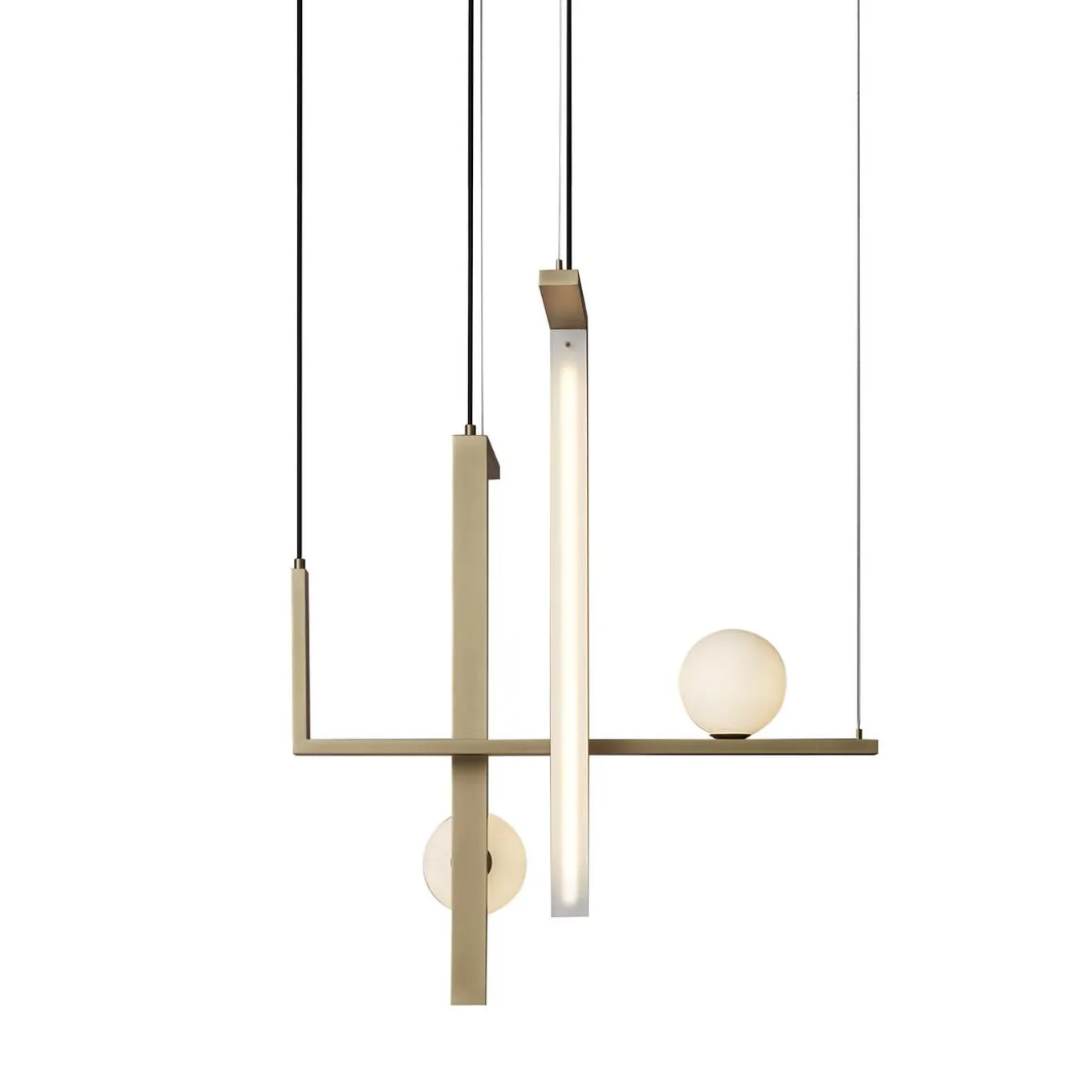 Less 3 Brass Pendant Lamp