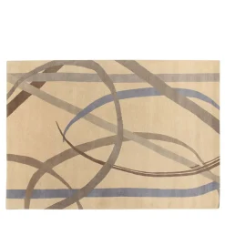 Lettera Disegnata Gray Carpet by Gio Ponti