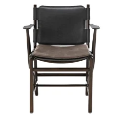 Levante Dark Leather Chair by Massimo Castagna #6