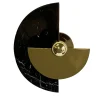 Levante Round Polished Brass And Marble Wall Sconce