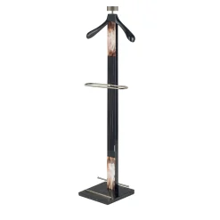 Levanzo Ebony Valet Stand with Horn Inlays