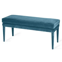 LIBELLULA ECO Cloudy Blue Velvet Bench