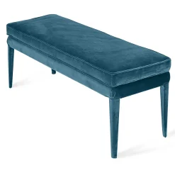 LIBELLULA ECO Cloudy Blue Velvet Bench