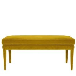 LIBELLULA ECO Earthy Gold Velvet Bench