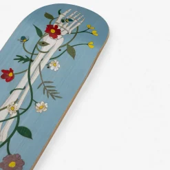 Life After Life Light-Blue Decorative Skateboard