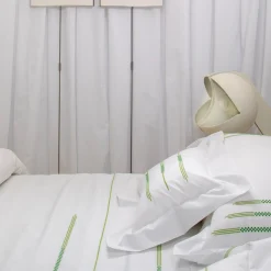 LIFE White & Green Tones US King Light Quilt