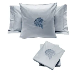 Light Blue Bed Linen & Pillows Set #2