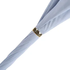 Light Blue Double Cloth Umbrella with Butterflies