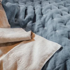 Light Blue Linen Quilt