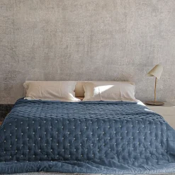 Light Blue Linen Quilt