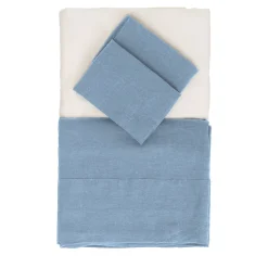 Light Blue Summer Bed Linen Set