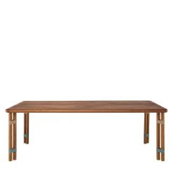 Lignes large wood Outdoor Dining Table