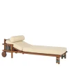 Lignes Outdoor wood sunlounger